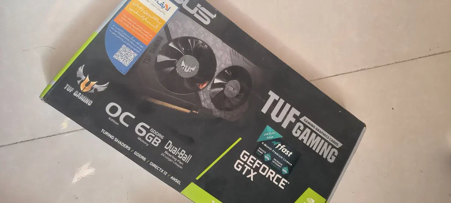 asus tuf 1660ti oc|قطعات و لوازم جانبی رایانه|پرند, فاز ۵|دیوار