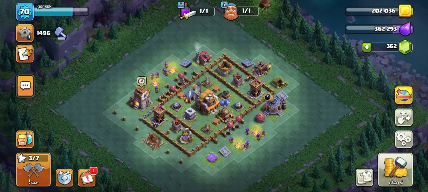 4 تا اکانت کلش اف کلنز|کنسول، بازی ویدئویی و آنلاین|تهران, عباسی|دیوار