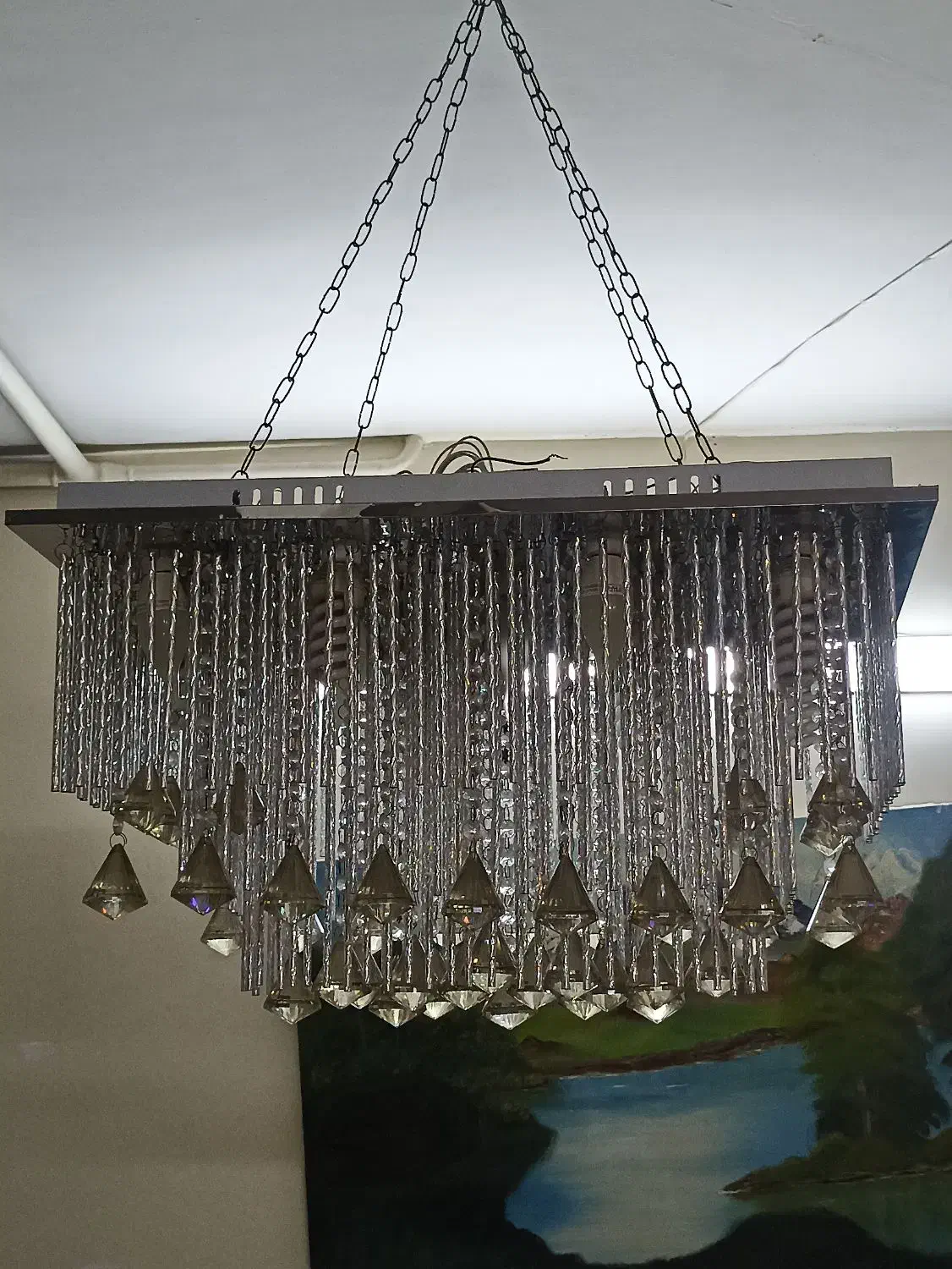 لوستر ال ای دی ۱۴ شعله|لوستر و چراغ آویز|تهران, شهرک ولیعصر جنوبی|دیوار