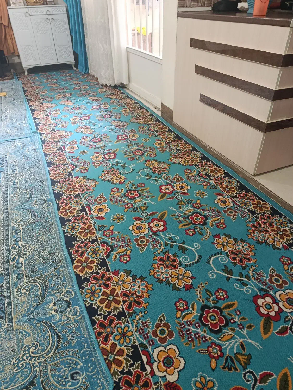 گلیم فرش|گلیم، جاجیم، گبه|کرمانشاه, |دیوار