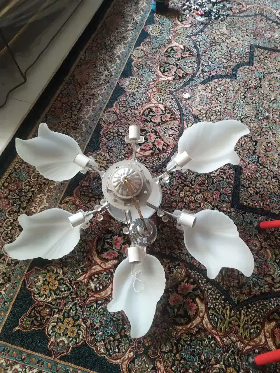 لوستر|لوستر و چراغ آویز|میان ولایت, |دیوار