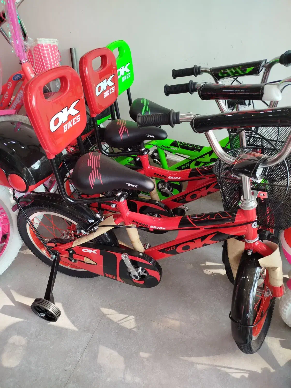 دوچرخه بچه گانه16 مدل پرادو سبدار پشتی دار|دوچرخه، اسکیت، اسکوتر|رشت, یخسازی|دیوار