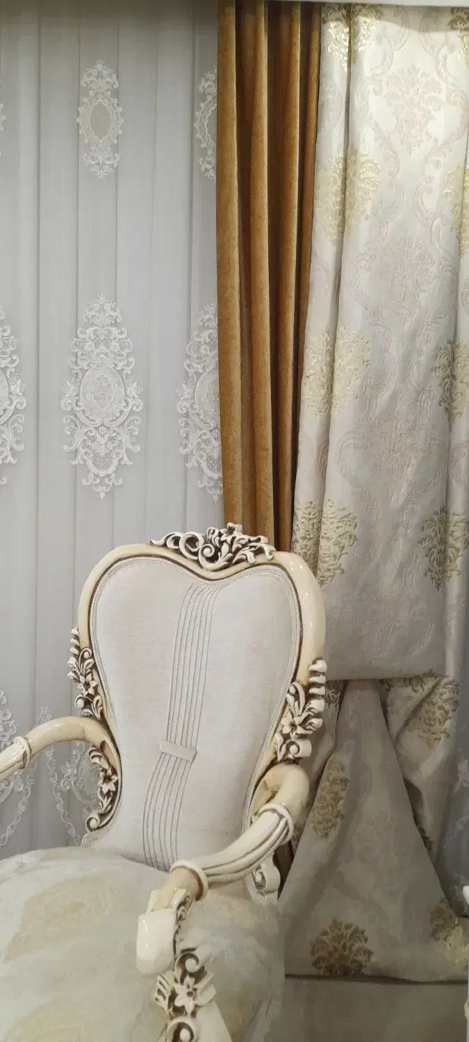 پرده سالن سالم|پرده، رانر، رومیزی|قم, شهدا|دیوار