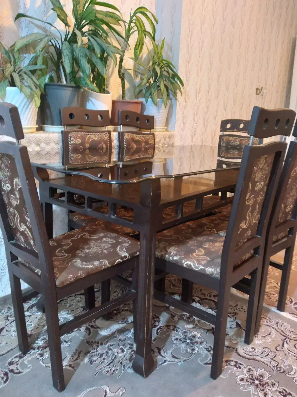 ناهارخوری ۶ نفره|میز و صندلی غذاخوری|ملایر, |دیوار