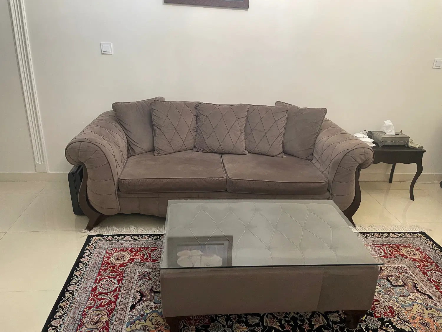 مبلمان ۷ نفره و میز نهارخوری ۶ نفره|مبلمان خانگی و میز عسلی|تهران, کوی بیمه|دیوار