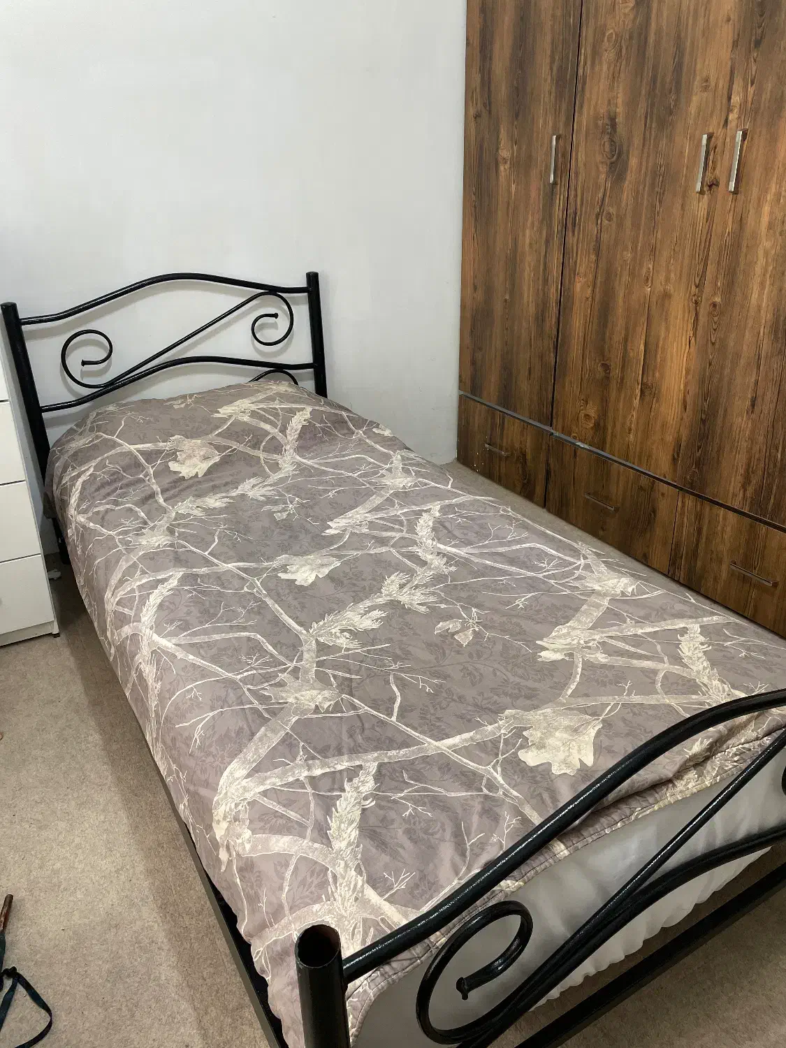 تخت یکنفره|تخت و سرویس خواب|بندر انزلی, معلم|دیوار