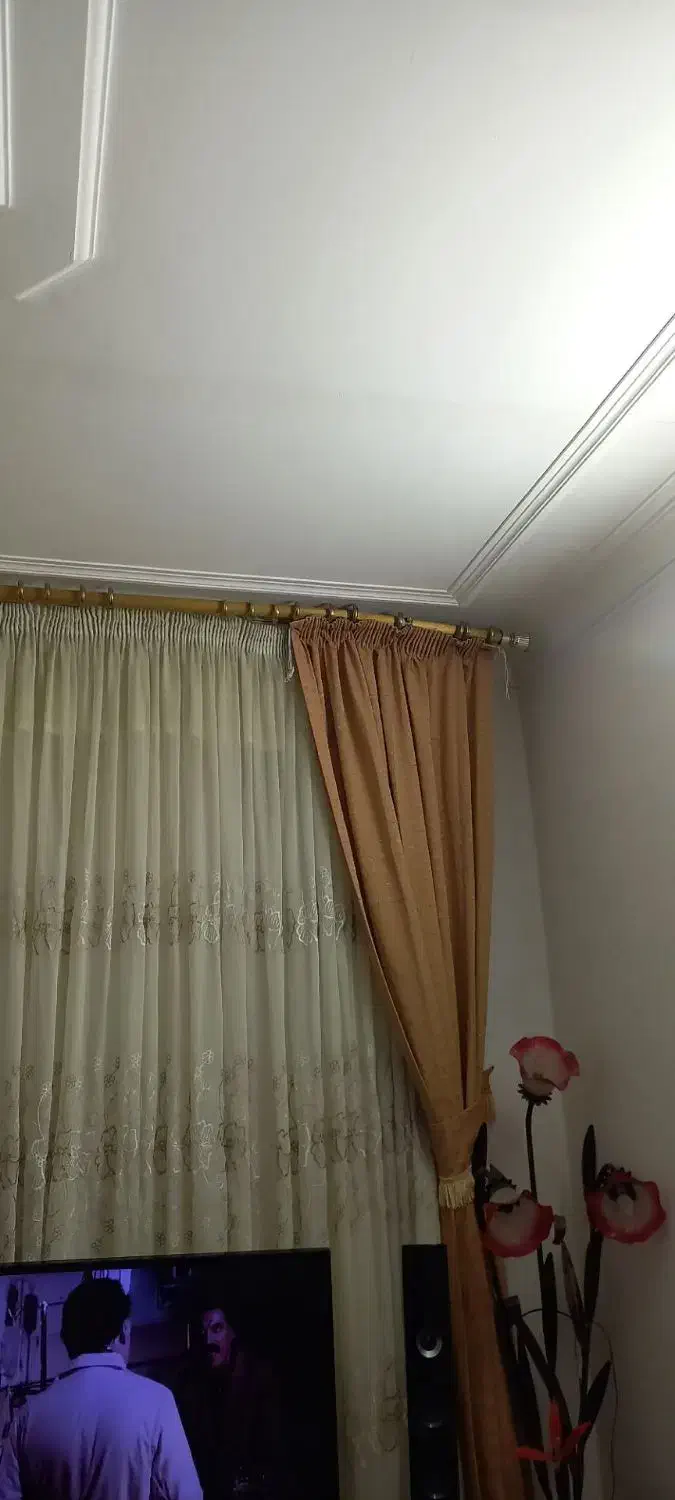 پرده و با ۲عدد والان|پرده، رانر، رومیزی|پاکدشت, پاکدشت (مامازند)|دیوار