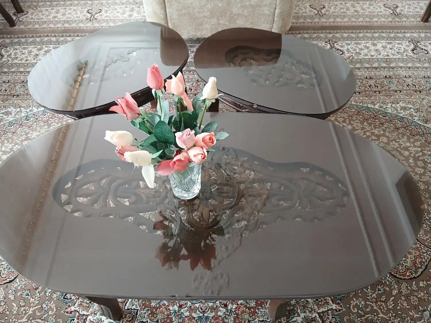 میز عسلی چوبی دوعدد|مبلمان خانگی و میز عسلی|شاهرود, |دیوار