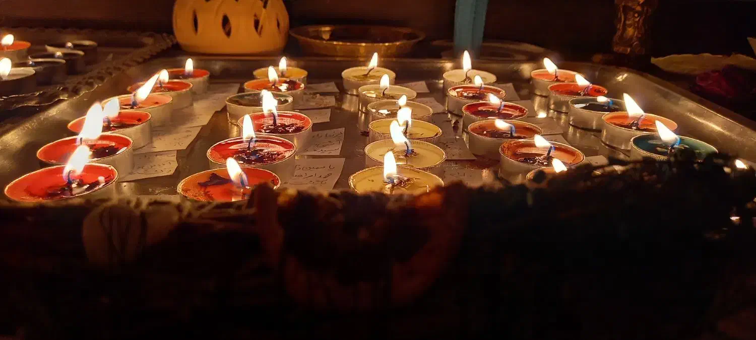 شمع تراپی|فعالیت داوطلبانه|مشکیندشت, |دیوار