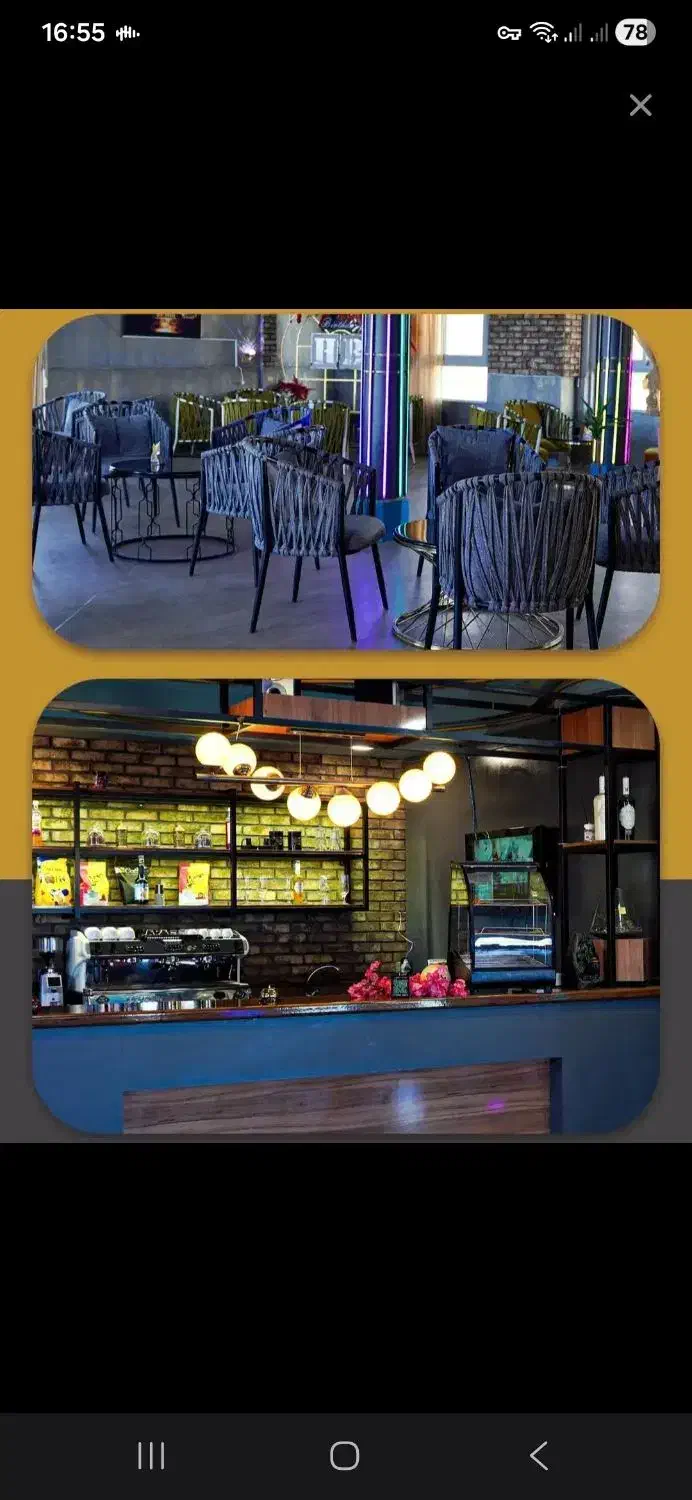 واگذاری کافی شاپ دارای فضای سالن و روف گاردن|اجارهٔ مغازه و غرفه|طرقبه, |دیوار