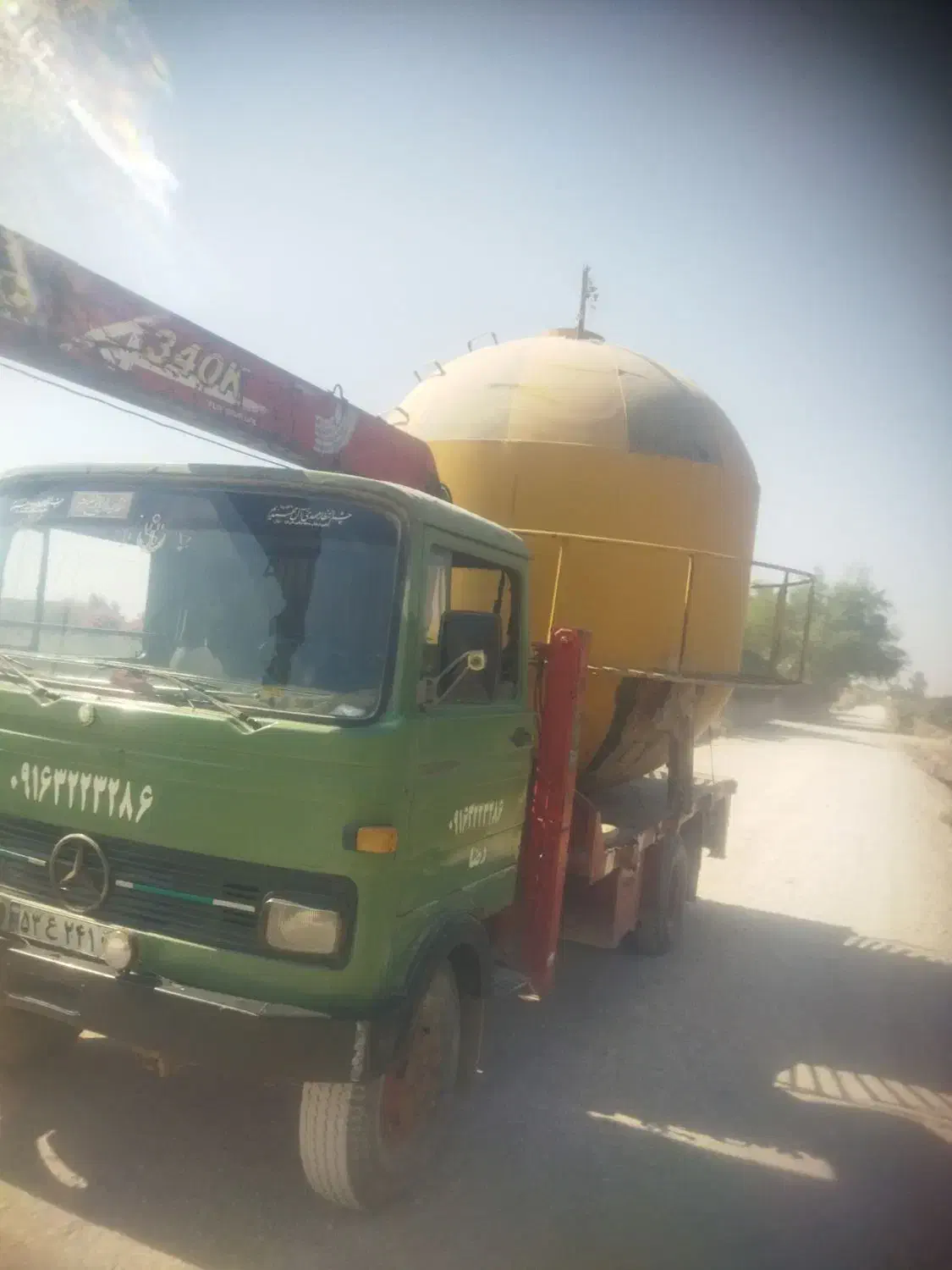 جرثقیل رضا خاور سه تن|خدمات حمل و نقل|شوشتر, |دیوار