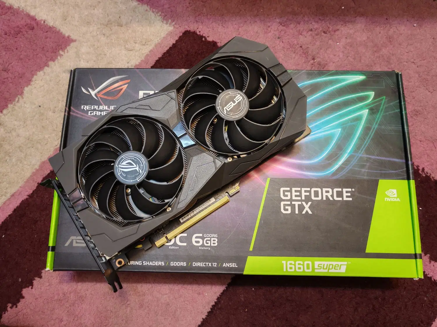Asus ROG Strix GTX 1660 Super|قطعات و لوازم جانبی رایانه|تهران, چیتگر جنوبی|دیوار