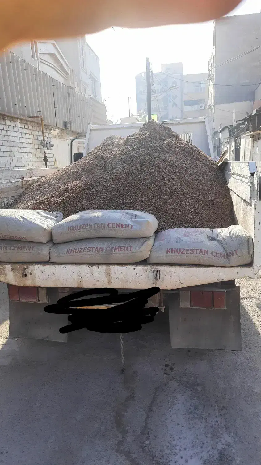 حمل نخاله وپخش مصالح ساختمانی|مصالح و تجهیزات ساختمان|اهواز, بهارستان|دیوار