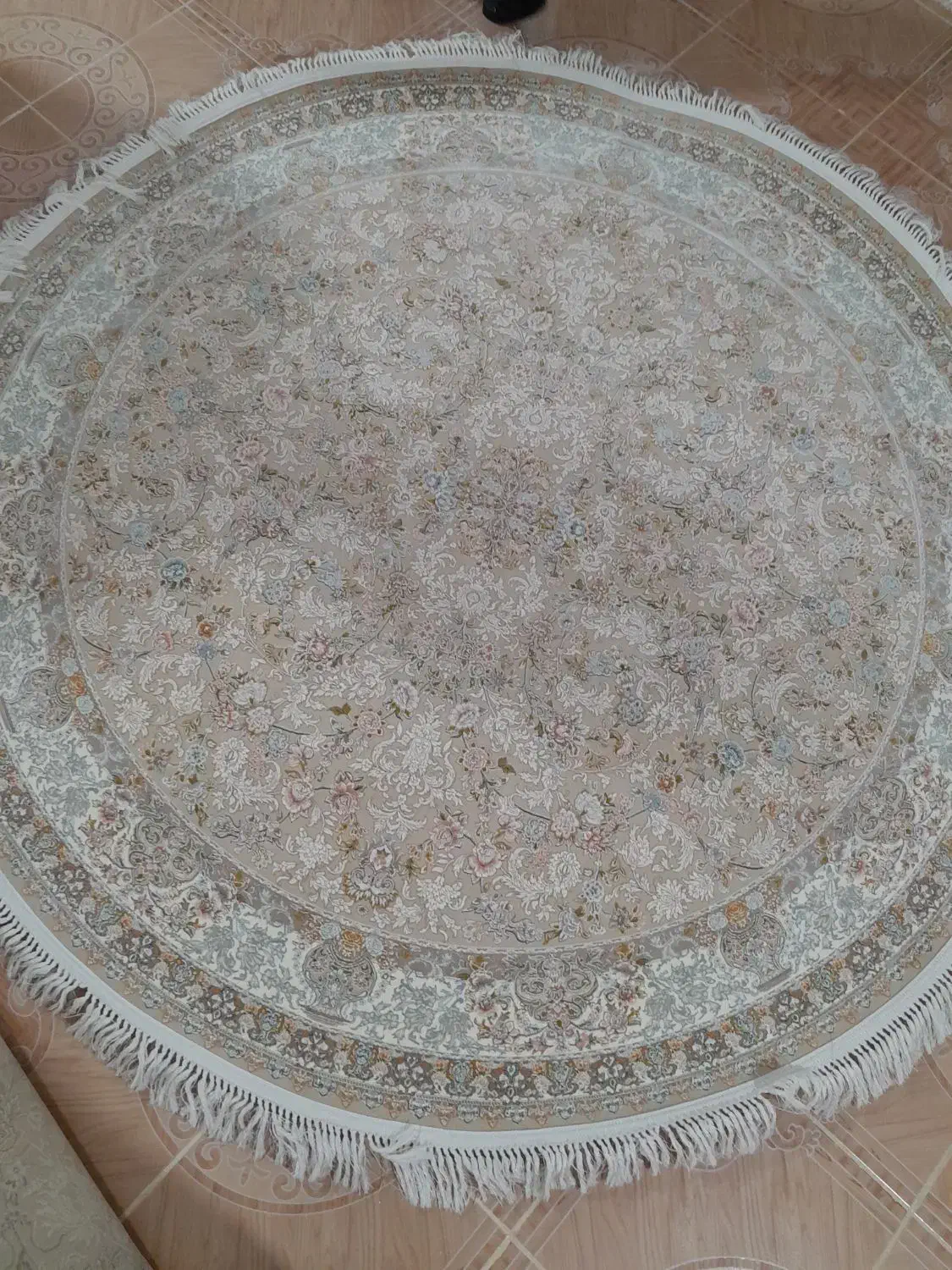 فرش گرد ۲ در ۲|فرش|خرم‌آباد, |دیوار