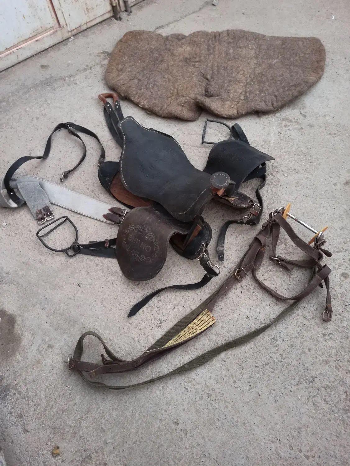 زین و دهنه و .... لوازم کامل اسب سواری پول لازمم|اسب و تجهیزات اسب‌سواری|مشهد, شهرک مهر آباد|دیوار