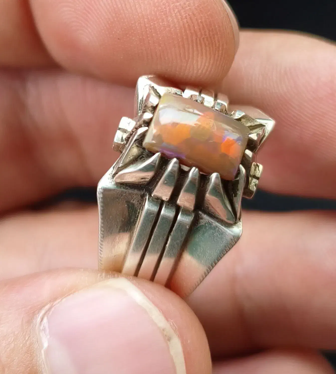 انگشتر اوپال تمام دست|جواهرات|تبریز, |دیوار