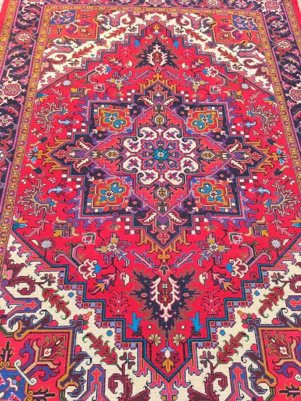 یک جفت فرش ۶ متری هریس تاجری تازه از دار افتاده|فرش|تبریز, |دیوار