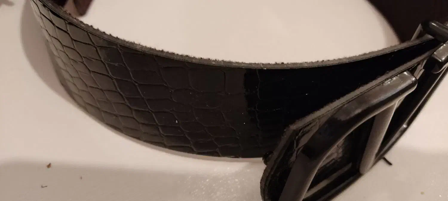 کمربند پهن چرم پوست ماری|کیف، کفش، کمربند|همدان, |دیوار