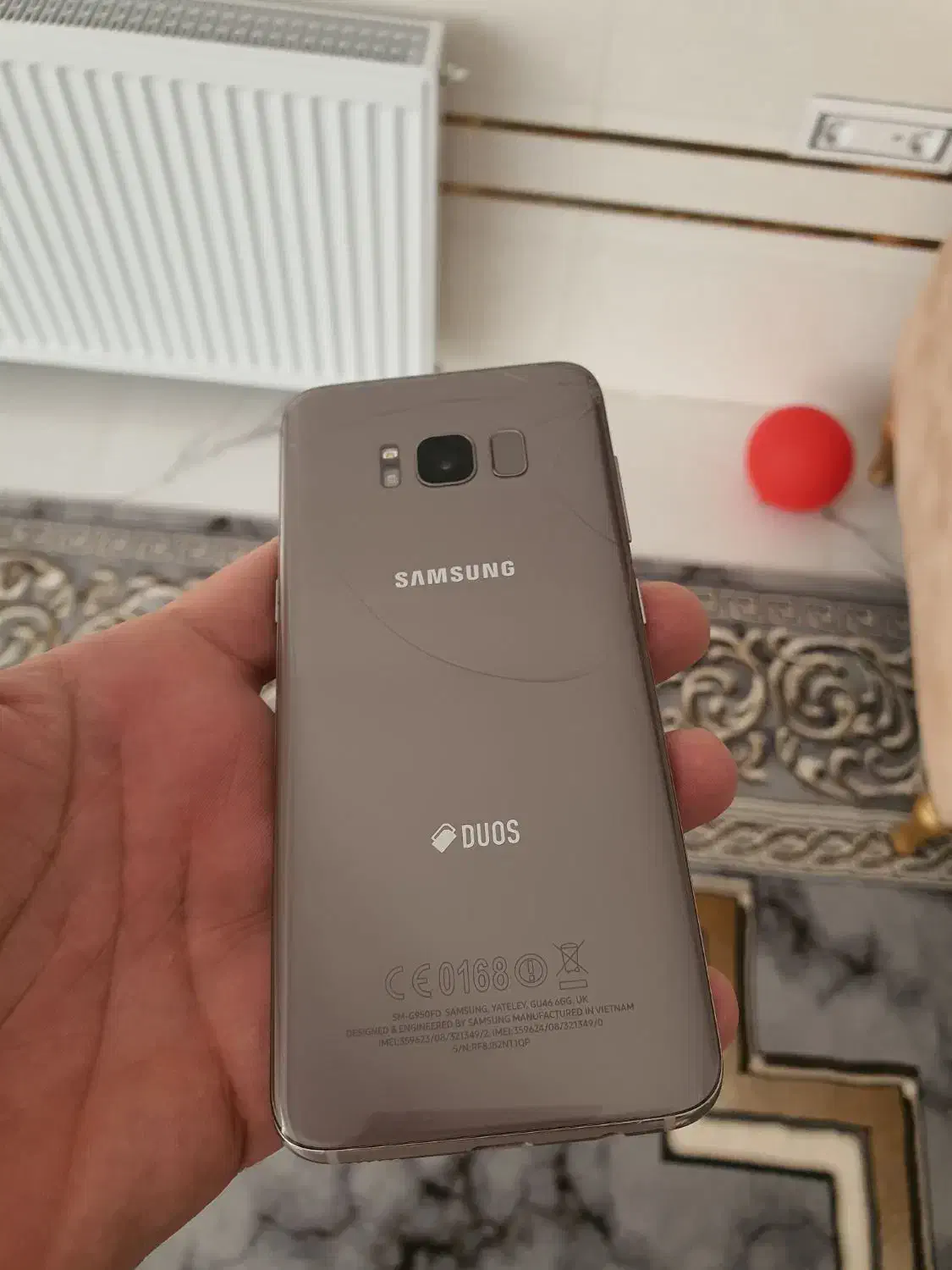 گوشی سامسونگ S8 دوسیم کارت با جعبه|موبایل|بانه, |دیوار