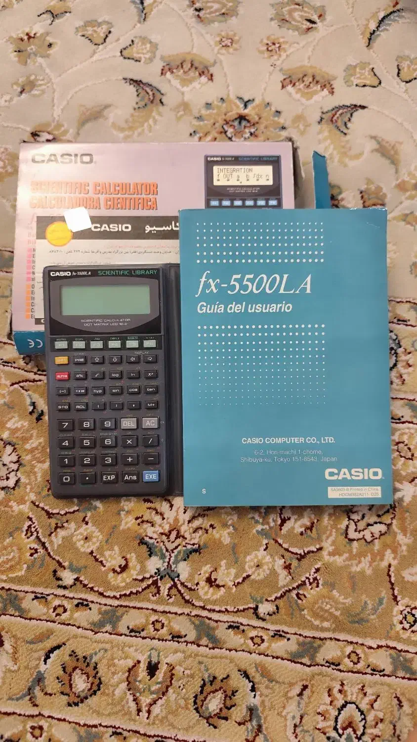 ماشین حساب مهندسی fx5500la|لوازم التحریر|شیراز, شهرک گلستان|دیوار