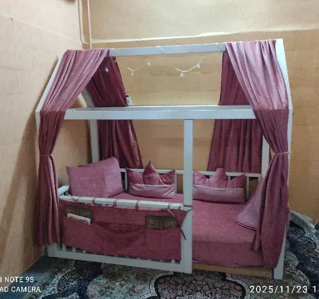 کلبه کودک تخت کودک|تخت و صندلی بچه|ری, علایین|دیوار