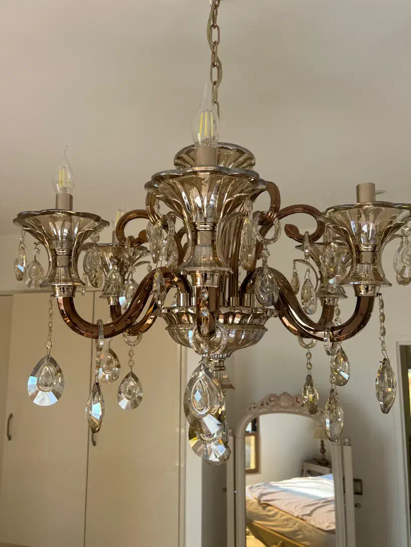 لوستر شامپاینی وارداتی|لوستر و چراغ آویز|تهران, سید خندان (جلفا)|دیوار