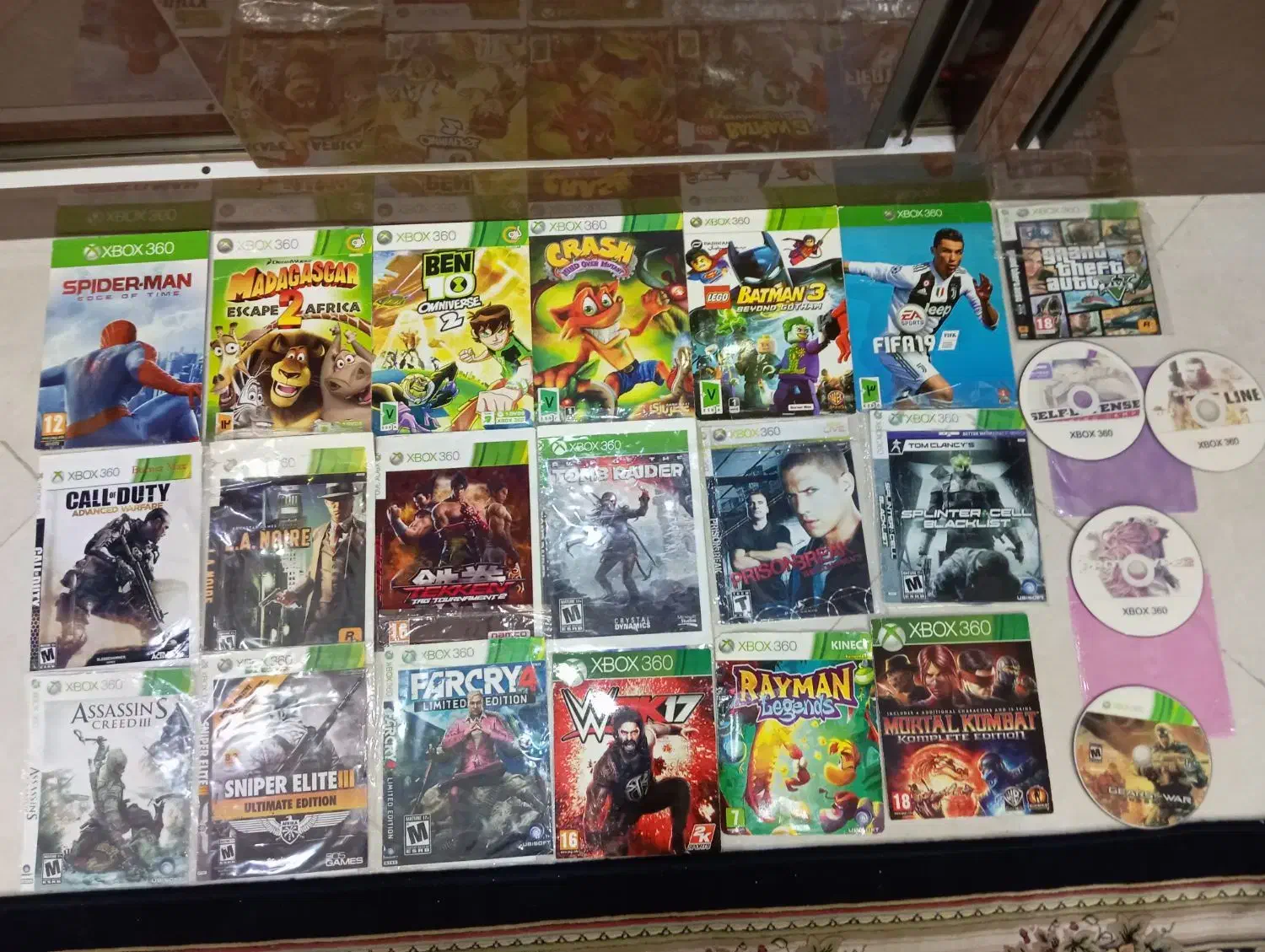 ۲۳ بازی ایکس باکس ۳۶۰ فروش جدای سی دی موجود است|کنسول، بازی ویدئویی و آنلاین|تهران, ابوذر|دیوار