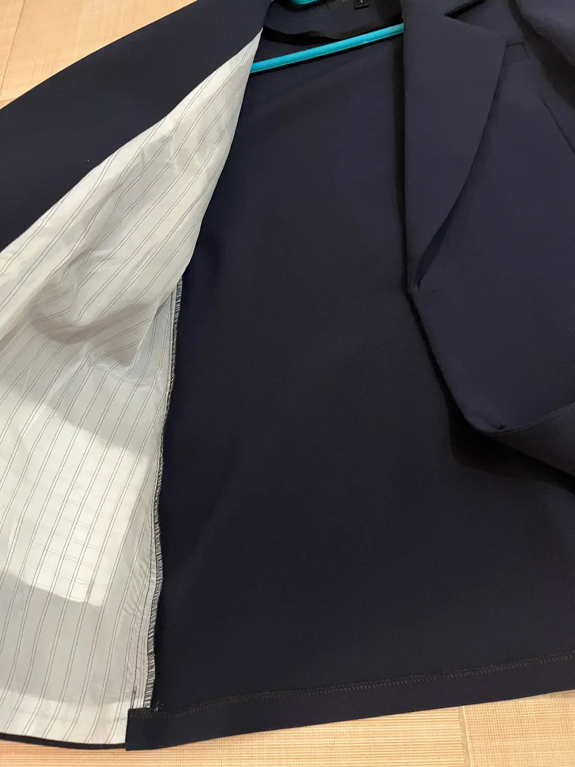 کت کرپ استر دار رنگ سورمه ای سایز ۱|لباس|نوشهر, |دیوار