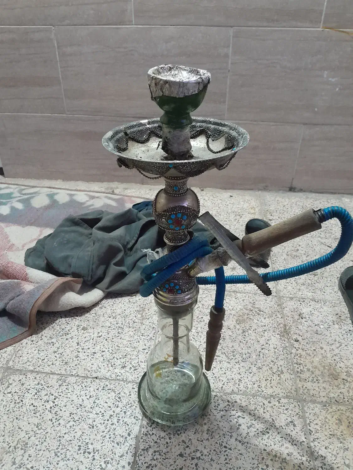 قلیان برنجی سالم سالم درحد دوتا شیلنگ خوره|کافی‌شاپ و رستوران|بشاریات, |دیوار