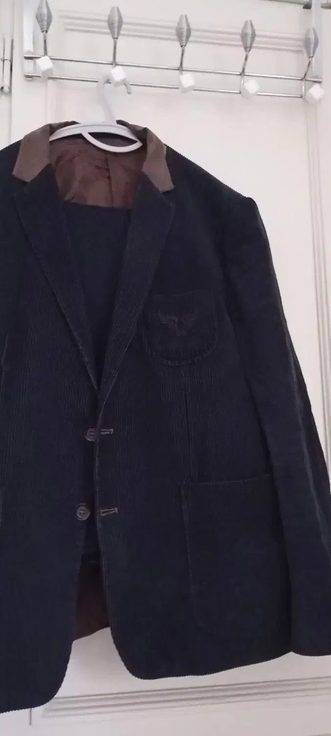 تک کت جیر کبریتی مخمل مردانه|لباس|رشت, گلسار|دیوار