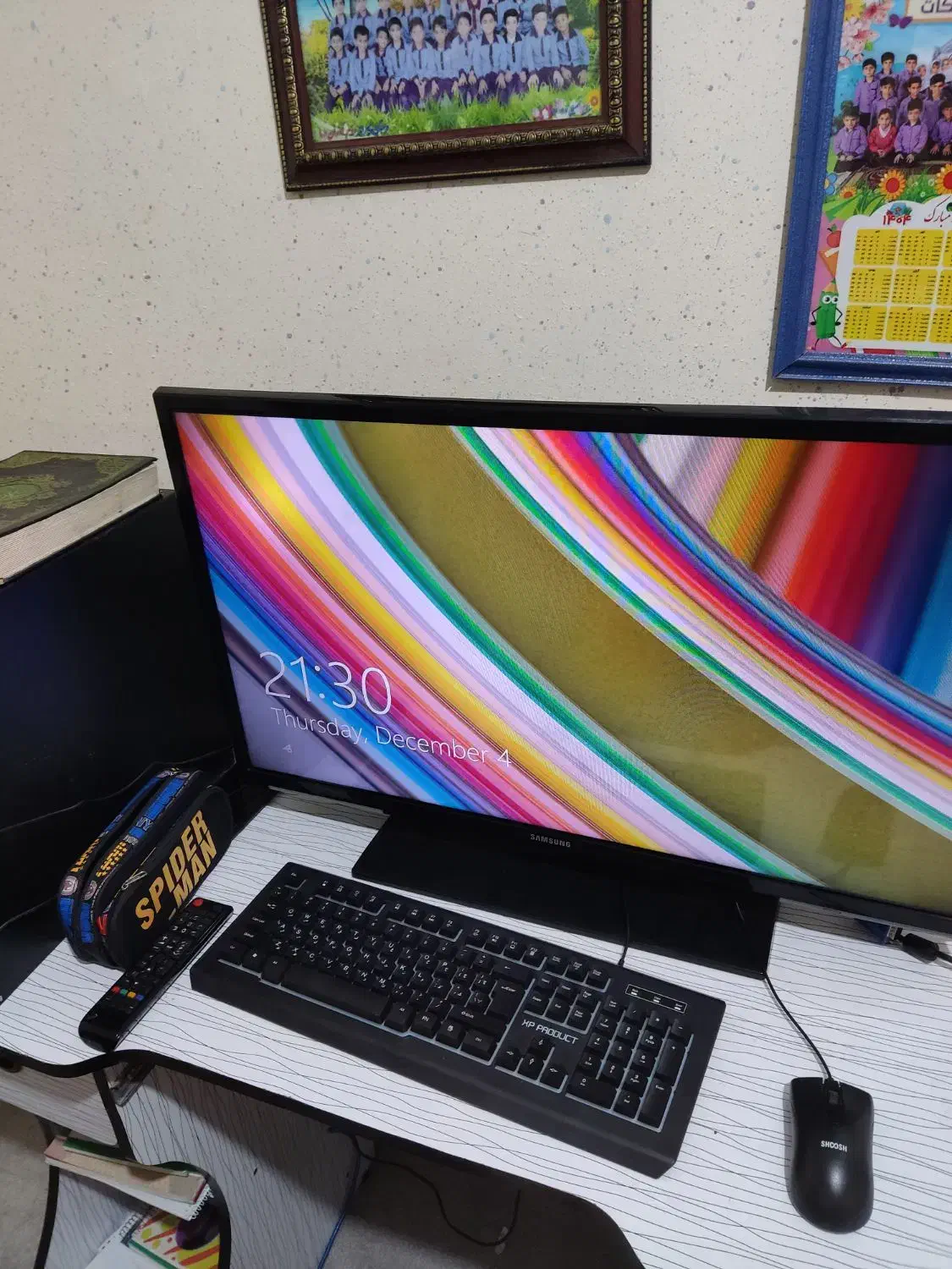 کامپیوتر کامل با تلویزیون ۳۲ بجای مانیتور|رایانه رومیزی|بوشهر, |دیوار