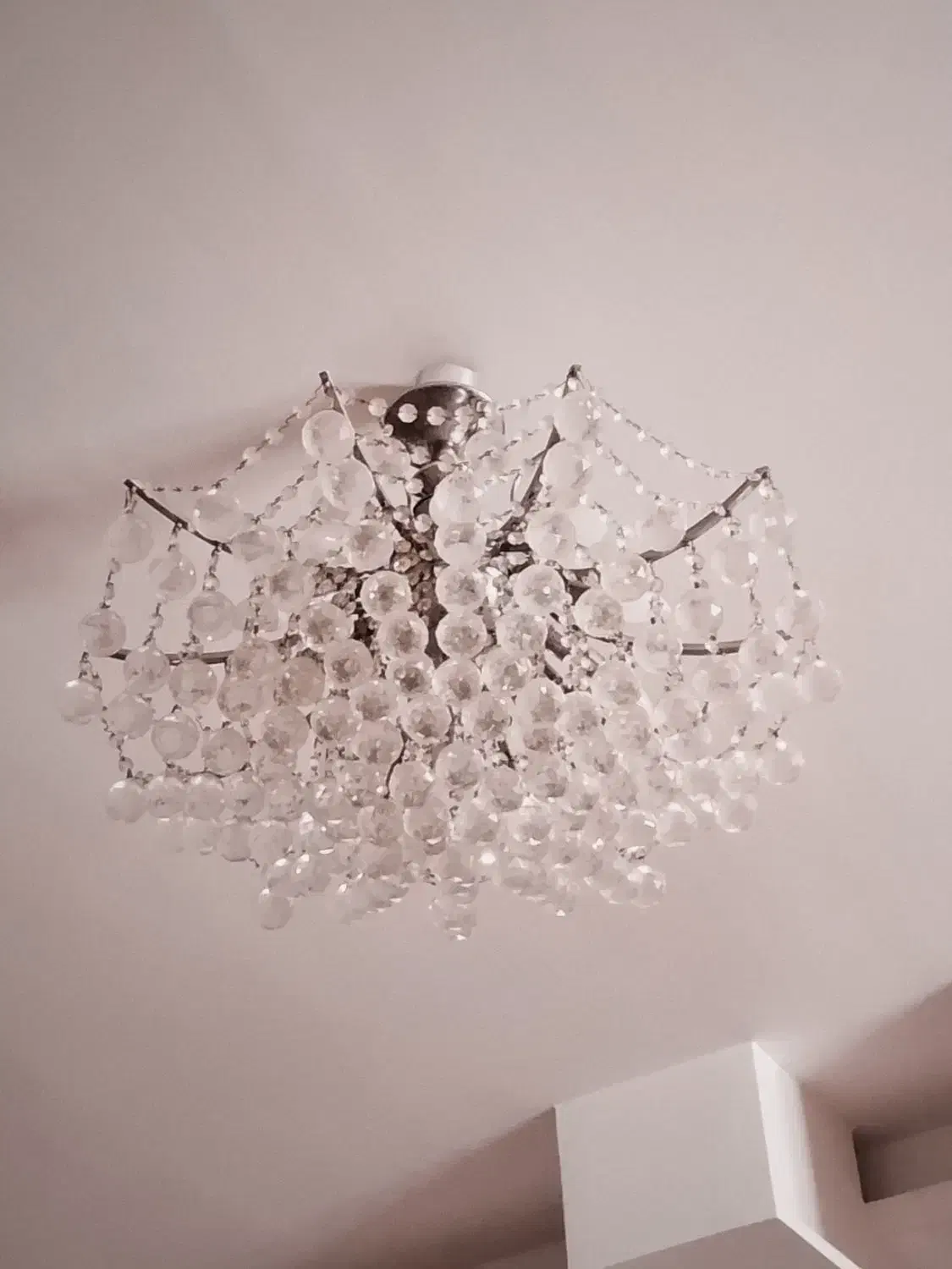 لوستر خورشیدی۱۰شاخه ای|لوستر و چراغ آویز|قائم‌شهر, |دیوار