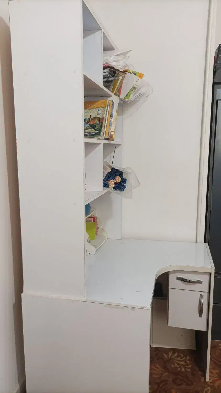 کتابخونه|کتابخانه، شلف، قفسه‌های دیواری|شاهرود, |دیوار