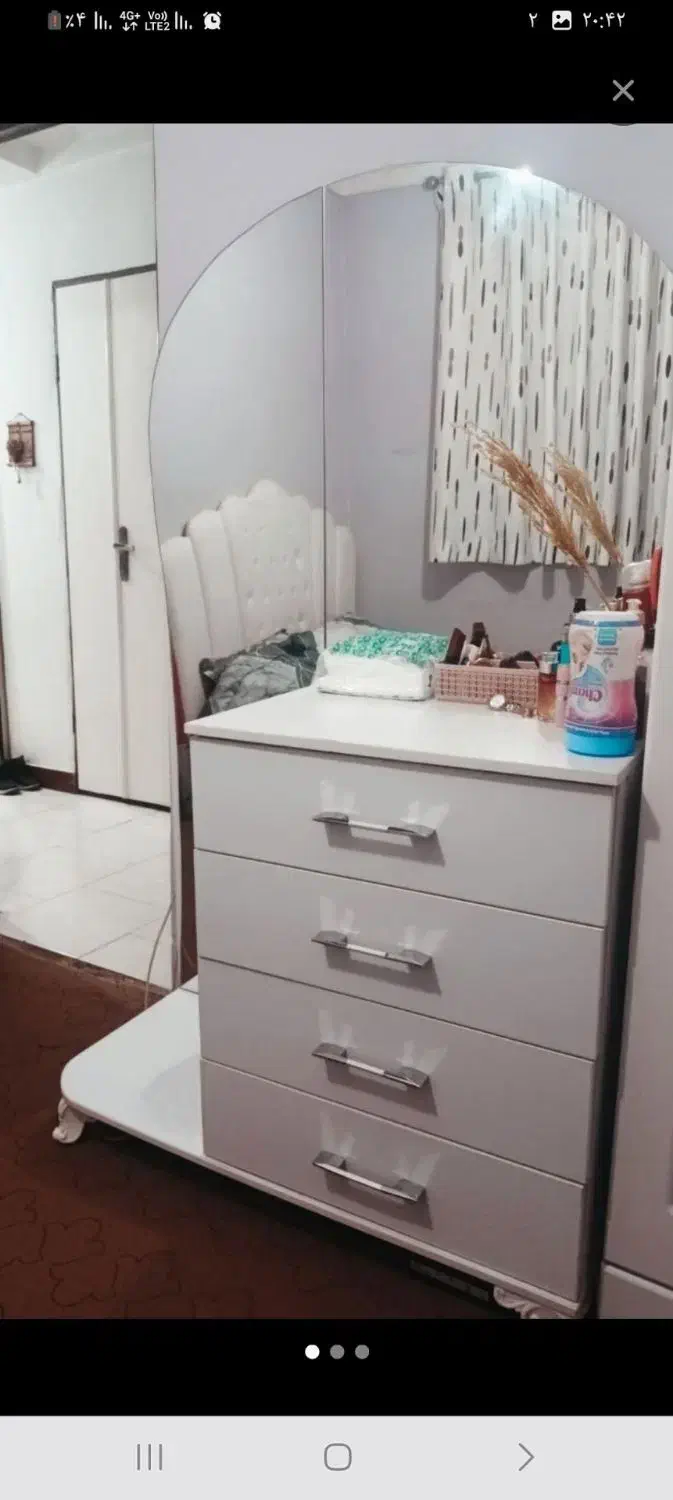 دراور سفید|جاکفشی، کمد، دراور|گرگان, |دیوار