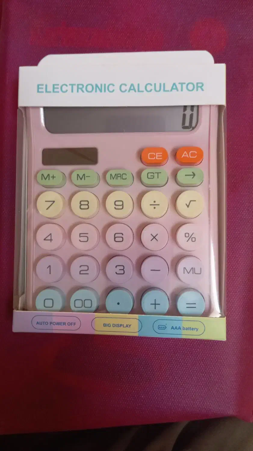 ماشین حساب فانتزی نو|لوازم التحریر|زنجان, |دیوار