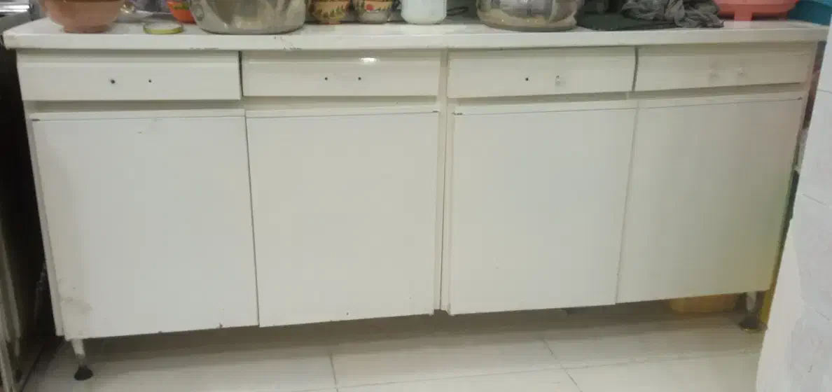 کابینت سفید|آب‌چکان و نظم‌دهنده ظروف|زاهدان, |دیوار