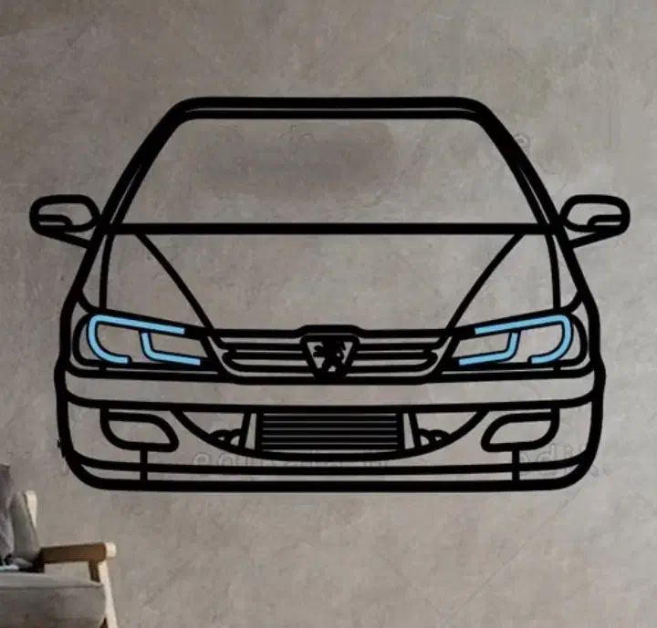 تابلو پژو 405|ریسه و چراغ تزئینی|مشگین شهر, |دیوار