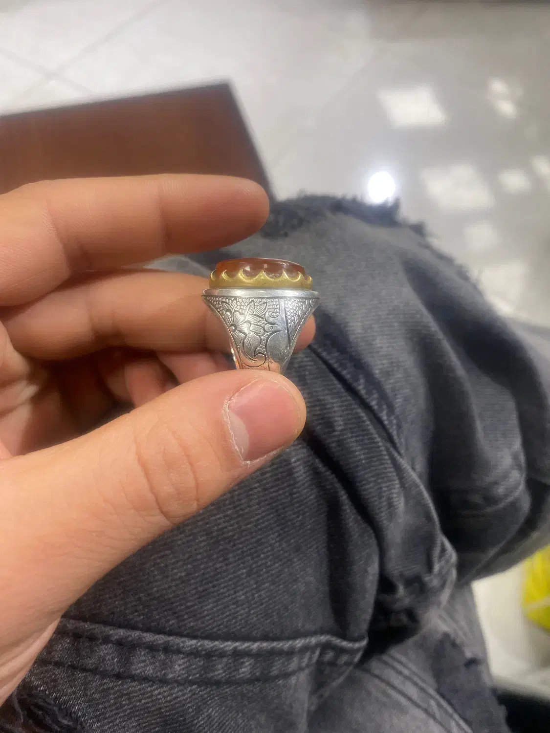 انگشتر نقره یمنی|کلکسیون اشیاء عتیقه|مشهد, هفده شهریور|دیوار