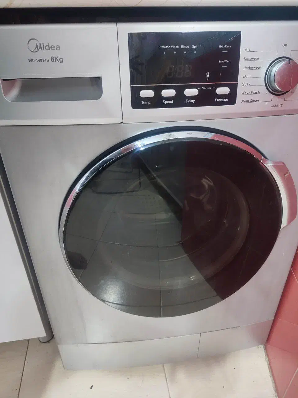 ماشین لباسشویی مدیا سالم وتمیز درحدنوفروش فوری|ماشین لباسشویی و خشککن لباس|لنگرود, |دیوار