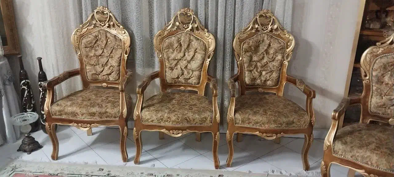 فروش مبل سلطنتی 9 نفره|مبلمان خانگی و میز عسلی|فردیس, خیام غربی|دیوار