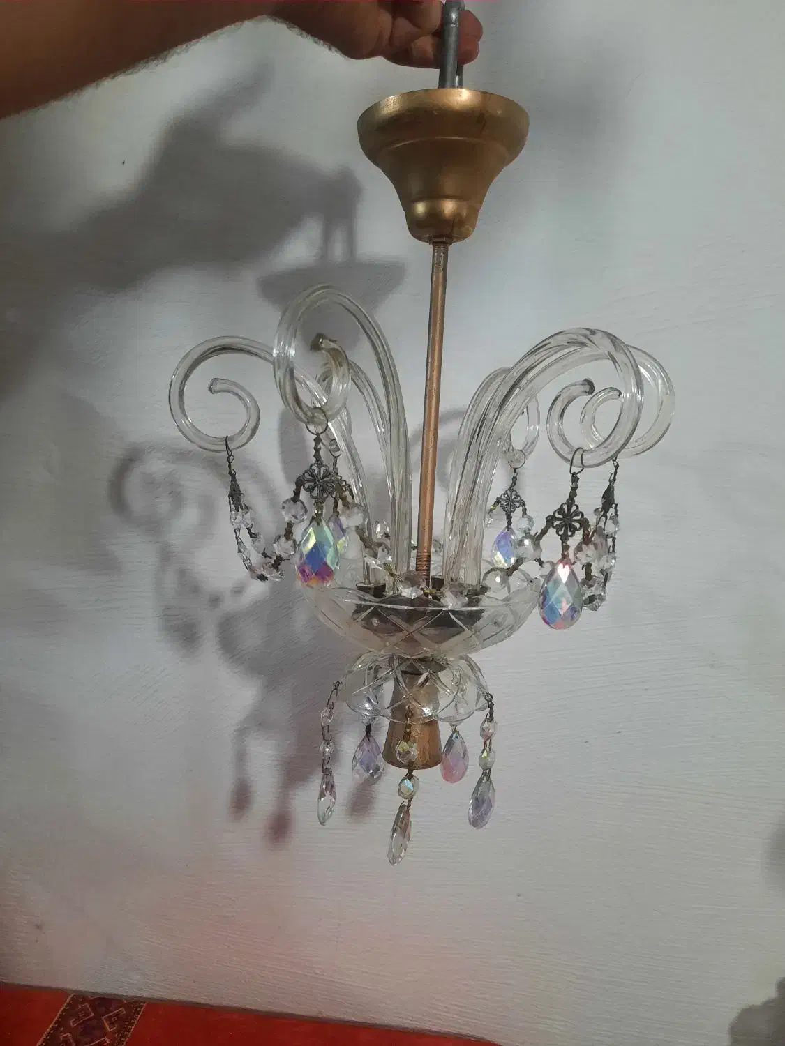 لوسترهای کریستالی قدیمی|لوستر و چراغ آویز|تبریز, |دیوار