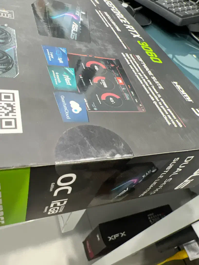 Asus RTX3060 12GB کارت گرافیک|قطعات و لوازم جانبی رایانه|امامزاده عبدالله, |دیوار