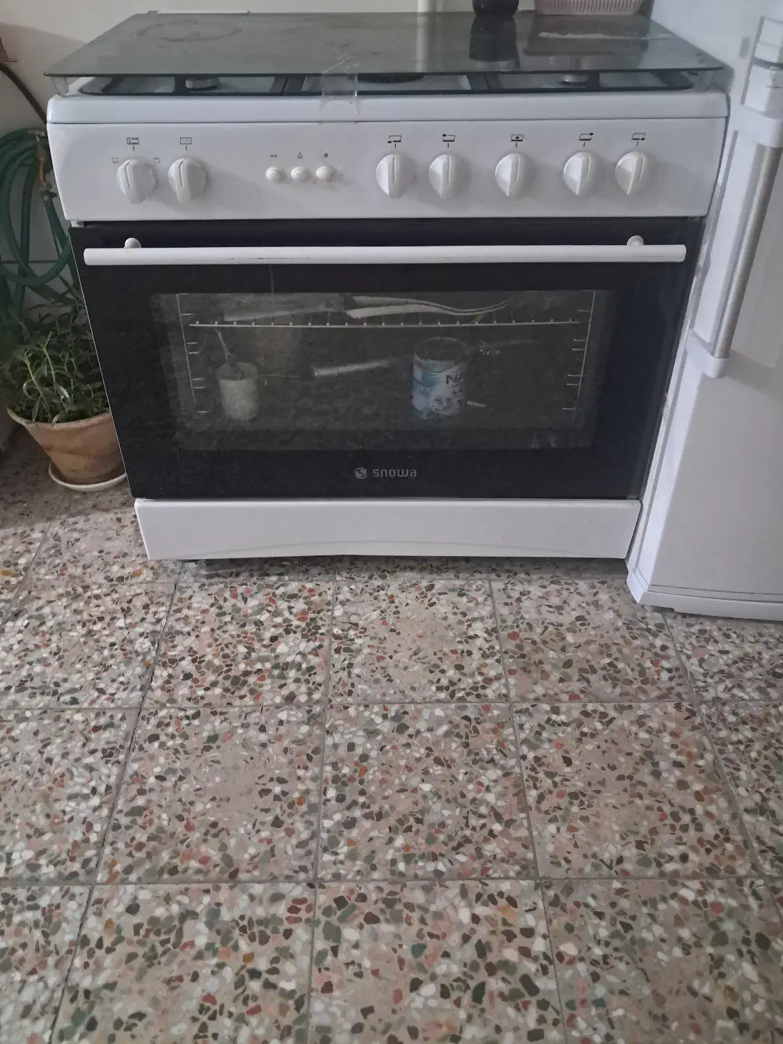 گاز فردار ۵ شعله اسنوا در حد نو|اجاق گاز و لوازم برقی پخت‌وپز|بروجن, |دیوار