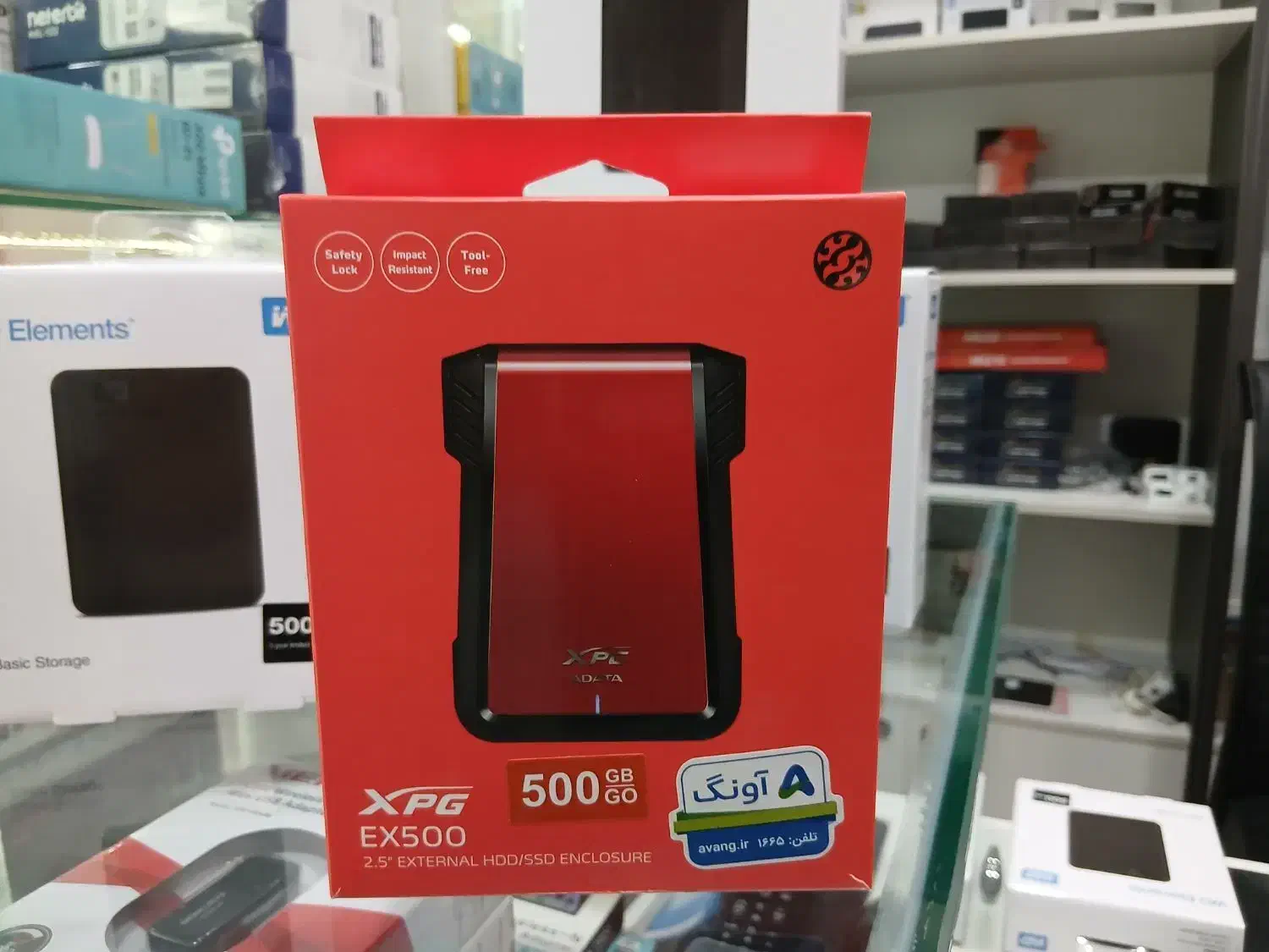 هارد اکسترنال 500GB توشیبا (یکسال گارانتی)|قطعات و لوازم جانبی رایانه|قم, ارم|دیوار
