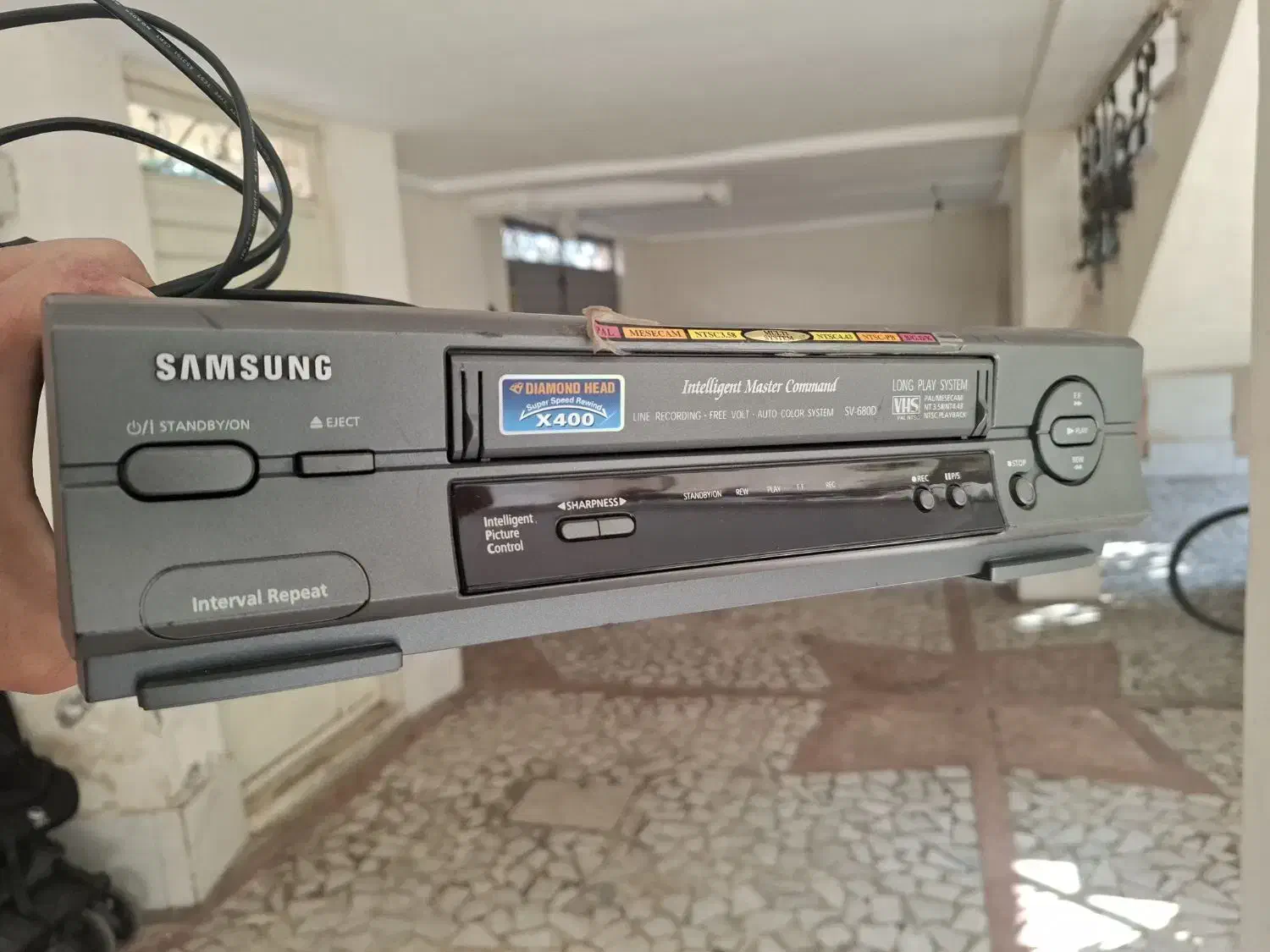 ویدئو VHS سامسونگ اصل کلکسیونی نیاز به سرویس جزئی|پخشکننده DVD و ویدیو|رشت, آزادگان|دیوار