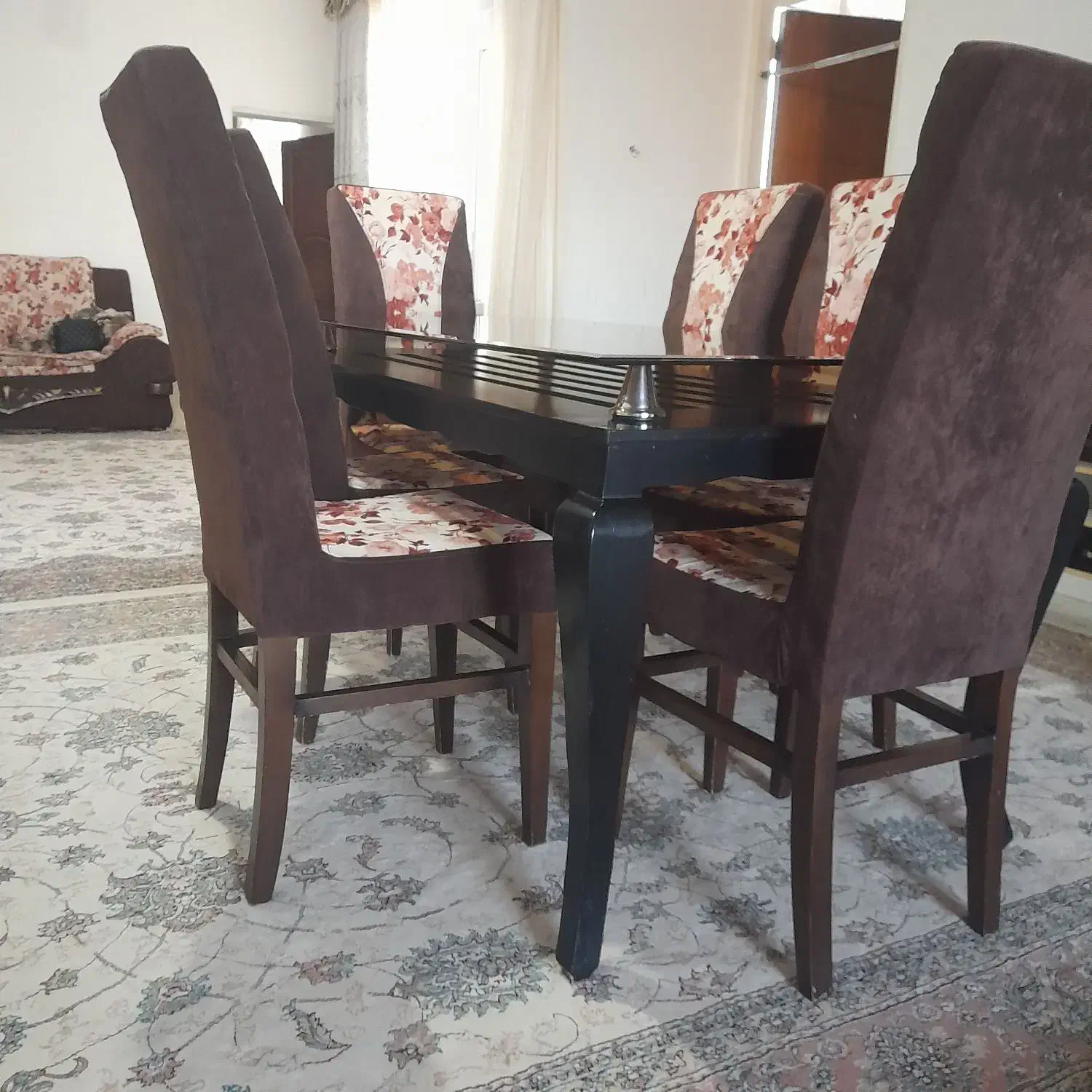 ویترین.ناهارخوری۶ نفره.استندچاقو.تابلو|میز و صندلی غذاخوری|بوئین زهرا, |دیوار