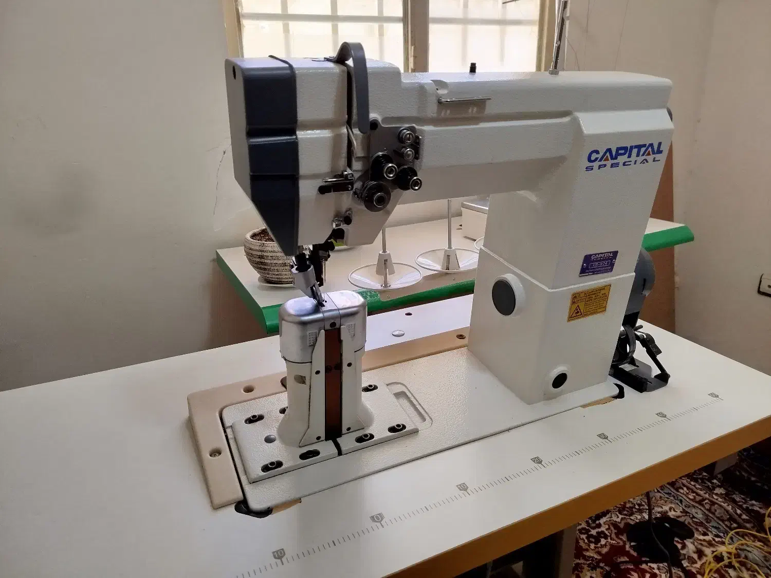 چرخ خیاطی بطر آسیابی کفاشی دوسوزن کپیتال مدلCS-974|چرخ خیاطی و ریسندگی|ابهر, |دیوار