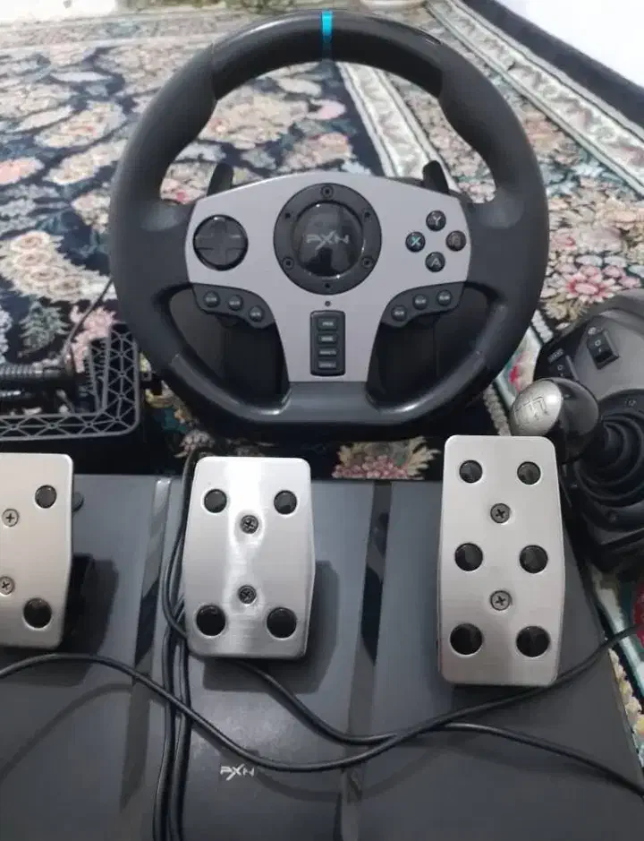 فروش فرمان بازی pxn v9|کنسول، بازی ویدئویی و آنلاین|جم, |دیوار