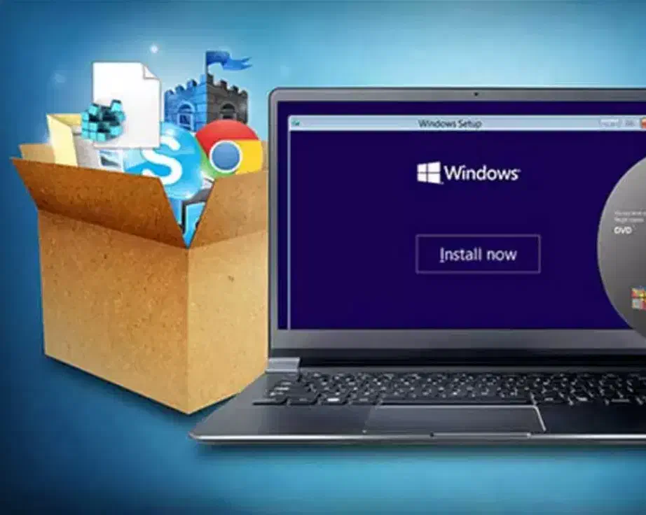 نصب انواع ویندوز و نرم افزار، در مغازه یا منزل|خدمات رایانه‌ای و موبایل|قم, باجک دو|دیوار