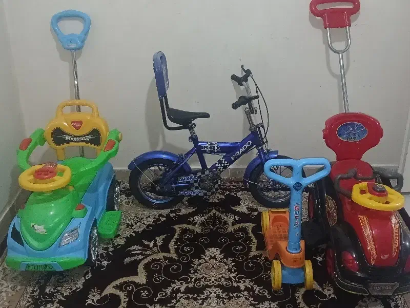 دوچرخه وماشین ۴چرخ|دوچرخه، اسکیت، اسکوتر|پاکدشت, پاکدشت (مامازند)|دیوار